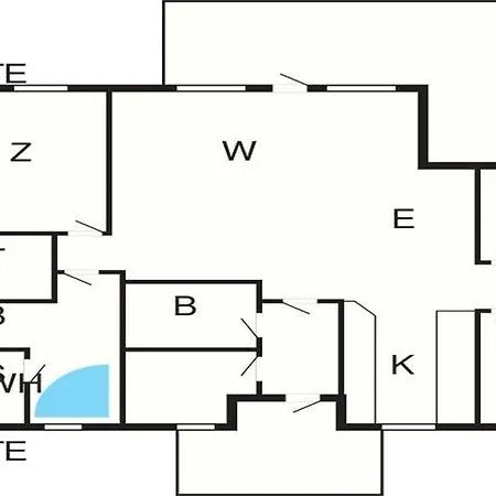 8 Person In Aabenraa-by Traum Casa vacanze Løjt Kirkeby